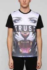 Trust Tiger Girl Mesh Tee at Urban Outfitters