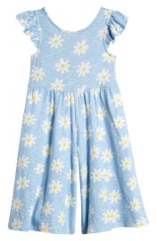 Tucker + Tate Kids\' Flutter Sleeve Cotton Romper at Nordstrom