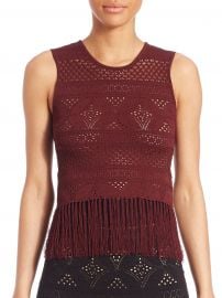 Tucker Fringe Top at Saks Off 5th