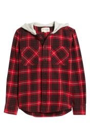 Tucker Tate Kids Hooded Flannel Shirt at Nordstrom Rack