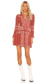 Tularosa Ashling Dress in Rust Bandana from Revolve com at Revolve