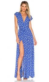 Tularosa Sid Wrap Dress in Robin Dot from Revolve com at Revolve