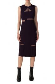 Tulle Cutout Double Face Midi Sheath Dress by Akris at Nordstrom