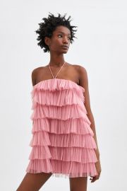 Tulle Ruffle Dress by Zara at Zara