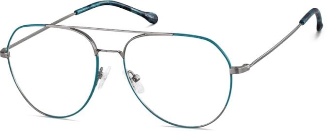 Turquoise Aviator Glasses 3223624 Zenni Optical at Zenni Optical