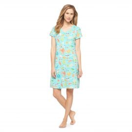 Turquoise Sea Print Nightgown at Target