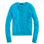 Turquoise blue cardigan like Mindys at J. Crew