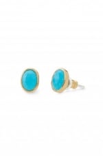 Turquoise stud earrings like Carries at Stella & Dot