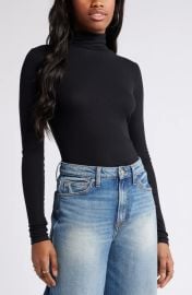 Turtleneck Rib Top at Nordstrom