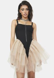 Tutu Tulle Dress - Black Dolls Kill at Dolls Kill