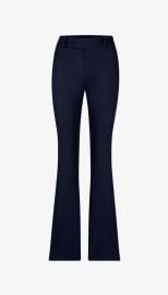 Tux Stripe Bootcut Pant in Deep Navy w Chalk SMYTHE at Smythe