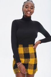 Tweed buffalo 2025 plaid mini skirt