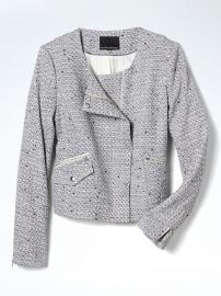 Tweed Crop Moto Jacket at Banana Republic