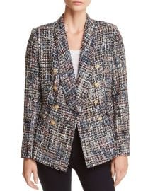 Tweed Double-Breasted Blazer at Bloomingdales