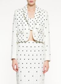 Tweed Effect Moon Dot Jacket Elie Saab US at Elie Saab