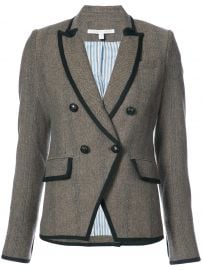 Tweed Fitted Blazer by Veronica Beard  at Farfetch