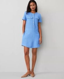 Tweed Flare Dress at Ann Taylor