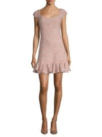 Tweed Flounce Dress Rebecca Taylor at Saks Fifth Avenue