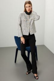 Tweed Grey Jacket by Derek Lam Collective Rent the Runway at Rent the Runway