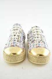 Tweed Low Cut Sneakers by Chanel at eBay