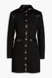 Tweed Mini Shirt Dress at The Outnet