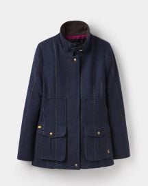 Tweed Navy Check Fieldcoat by Joules US at Joules