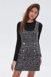 Tweed Pinafore Dress at Forever 21