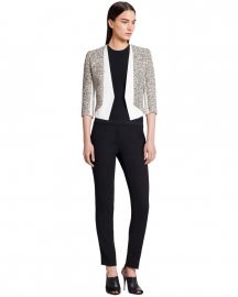 Tweed Scuba Crepe Jacket at Narciso Rodriguez