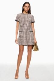 Tweed Shift Dress with Patch Pockets at Rent the Runway