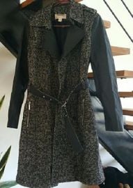 Tweed Trench Coat by Michael Kors Collection at Poshmark