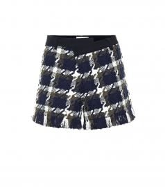 Tweed and twill shorts at Mytheresa