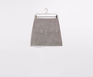 Tweed mini skirt at Oasis