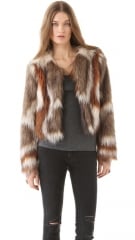 Twelfth St by Cynthia Vincent Faux Fur Jacket at Shopbop