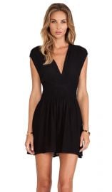 Twelfth Street By Cynthia Vincent Smocked Mini Dress in Black  REVOLVE at Revolve