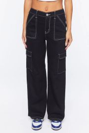 Twill Cargo Pants at Forever 21