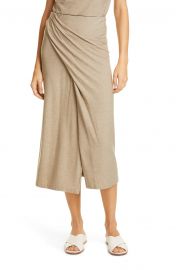 Twist Drape Midi Skirt by Vince at Nordstrom