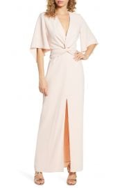 Twist Front Evening Gown at Nordstrom