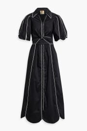 Twisted Cotton Midi Dress at The Outnet