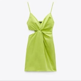  Twisted Cutout Dress at Zara