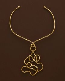 Twisted Gold Statement Collar Necklace at ALEXIS BITTAR