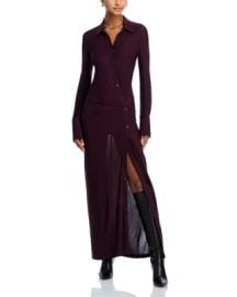 Twisted Maxi Shirtdress at Bloomingdales