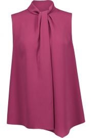 Twisted crepe de chine shirt by Max Mara at The Outnet