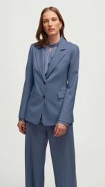 Two-Button Blazer in Seasonless Wool Powder Blue curated on LTK at Argent