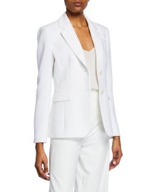 Two-Button Crepe Blazer at Bergdorf Goodman