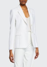 Two-Button Crepe Blazer at Bergdorf Goodman