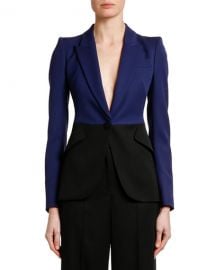 Two-Tone Blazer at Bergdorf Goodman