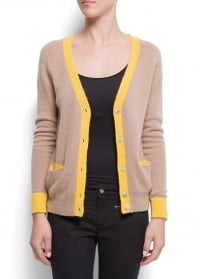 Two Tone Cardigan at Mango