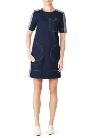 Two Tone Denim Shift by Marni for 115 Rent the Runway at Rent the Runway