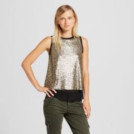 Two-fer Sequin Tank at Target