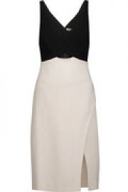 Two-tone cutout cady dress at The Outnet